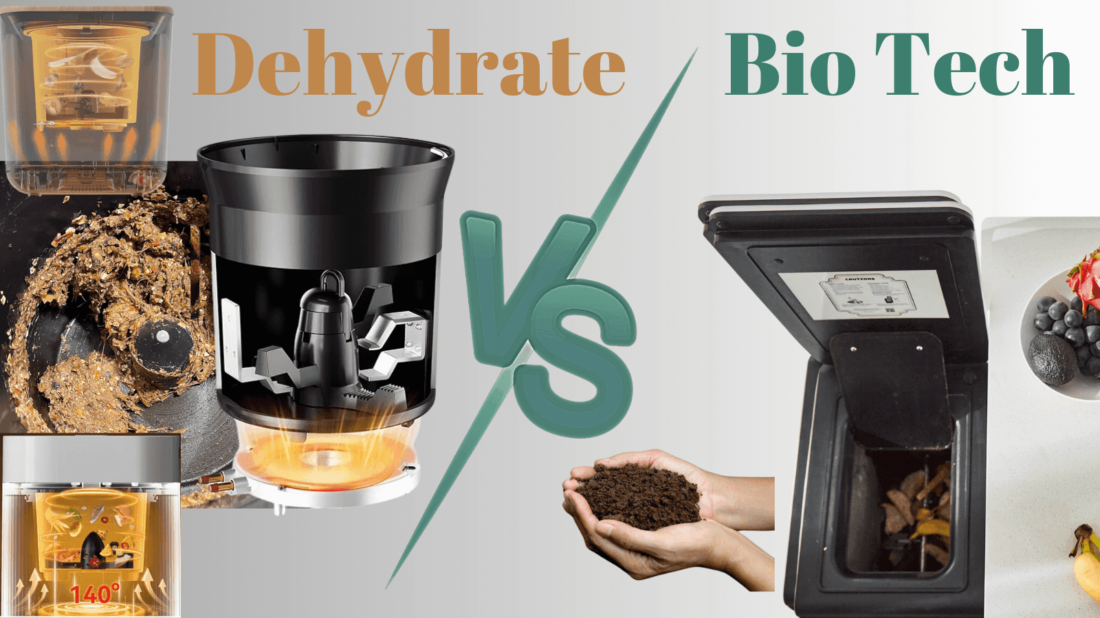 GEME composter vs food dehydrators